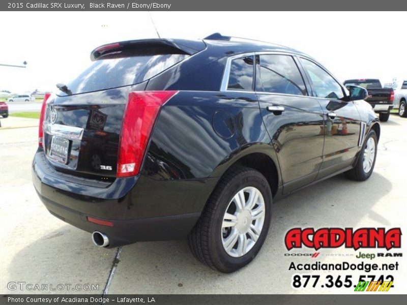 Black Raven / Ebony/Ebony 2015 Cadillac SRX Luxury