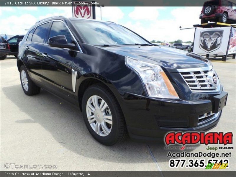 Black Raven / Ebony/Ebony 2015 Cadillac SRX Luxury