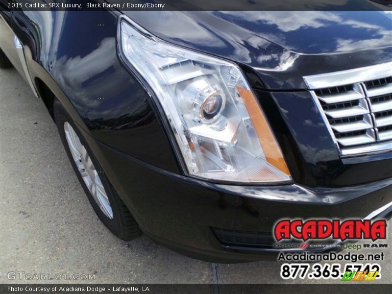 Black Raven / Ebony/Ebony 2015 Cadillac SRX Luxury