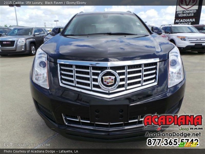 Black Raven / Ebony/Ebony 2015 Cadillac SRX Luxury