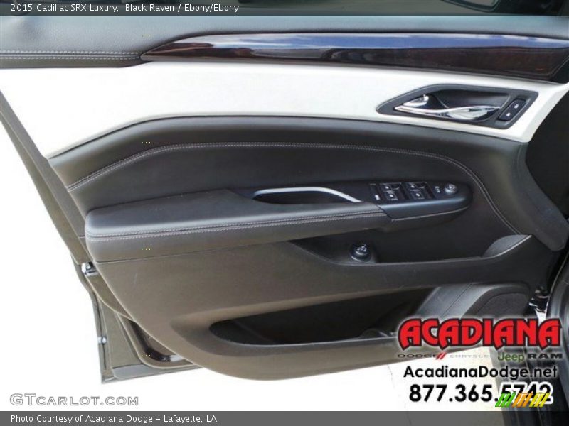 Black Raven / Ebony/Ebony 2015 Cadillac SRX Luxury