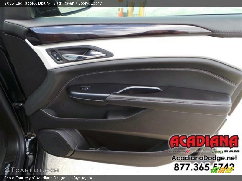 Black Raven / Ebony/Ebony 2015 Cadillac SRX Luxury