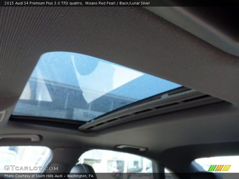 Misano Red Pearl / Black/Lunar Silver 2015 Audi S4 Premium Plus 3.0 TFSI quattro