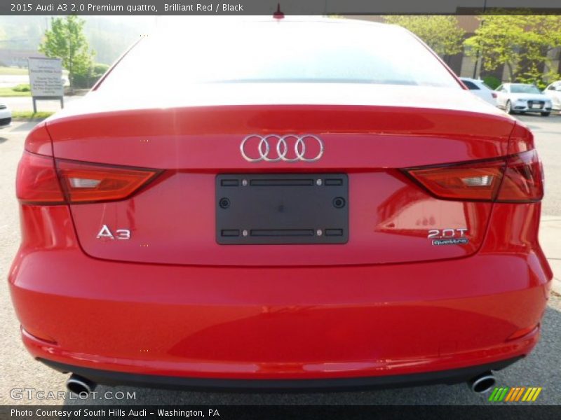 Brilliant Red / Black 2015 Audi A3 2.0 Premium quattro