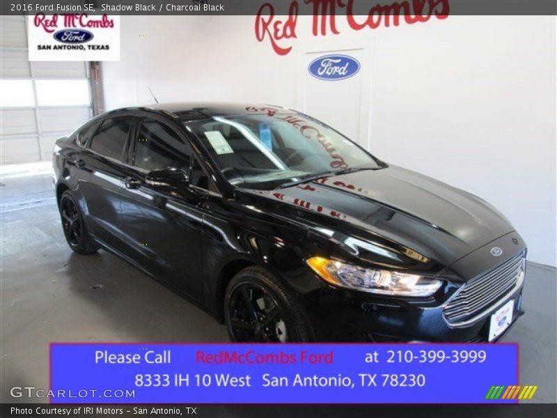 Shadow Black / Charcoal Black 2016 Ford Fusion SE