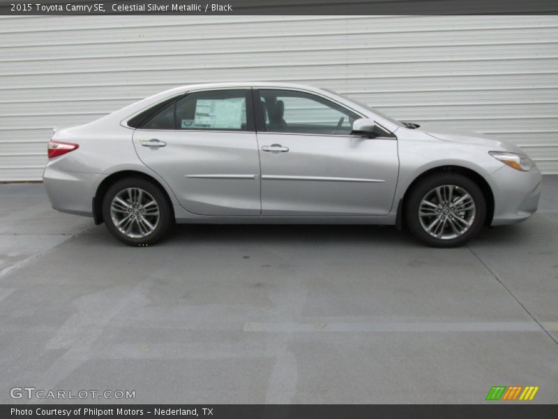 Celestial Silver Metallic / Black 2015 Toyota Camry SE