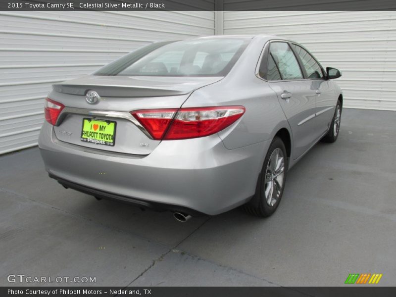 Celestial Silver Metallic / Black 2015 Toyota Camry SE