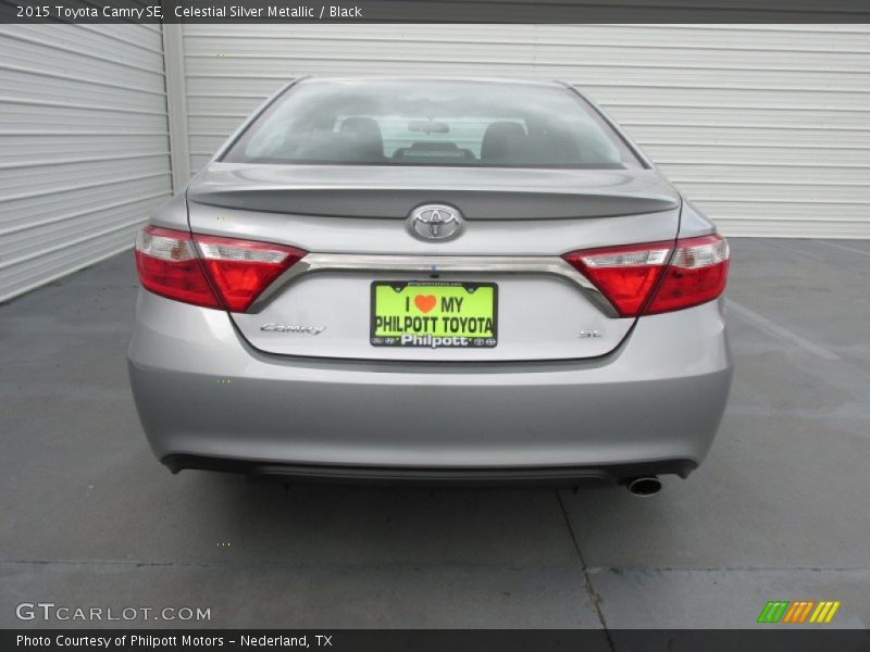 Celestial Silver Metallic / Black 2015 Toyota Camry SE