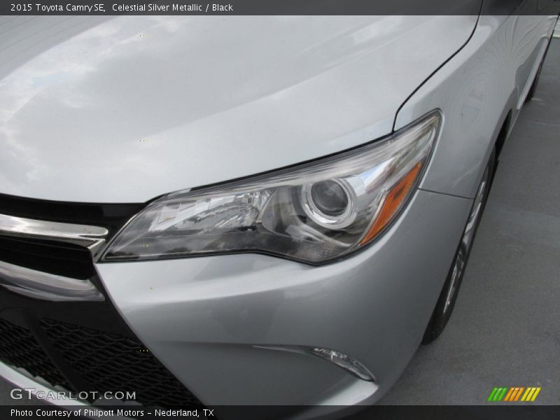 Celestial Silver Metallic / Black 2015 Toyota Camry SE
