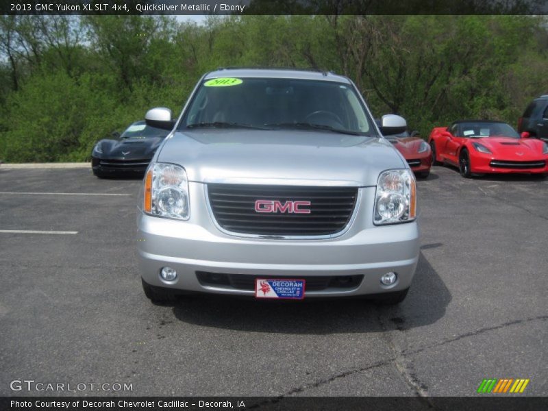Quicksilver Metallic / Ebony 2013 GMC Yukon XL SLT 4x4