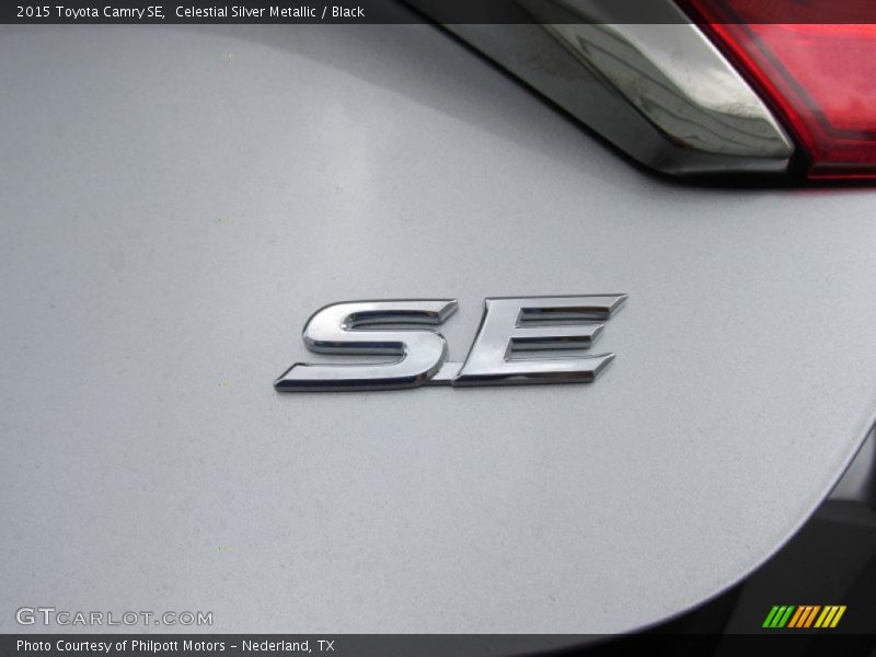 Celestial Silver Metallic / Black 2015 Toyota Camry SE
