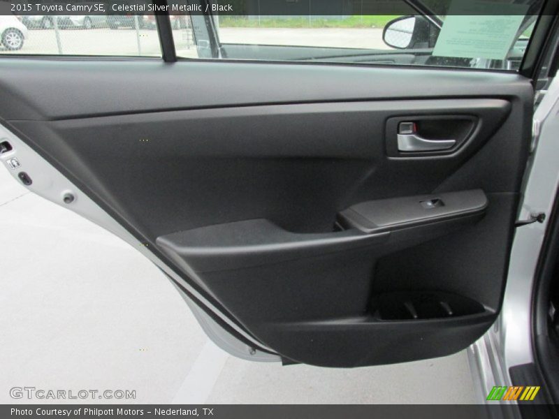 Celestial Silver Metallic / Black 2015 Toyota Camry SE