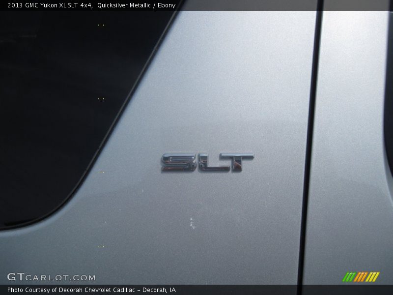 Quicksilver Metallic / Ebony 2013 GMC Yukon XL SLT 4x4