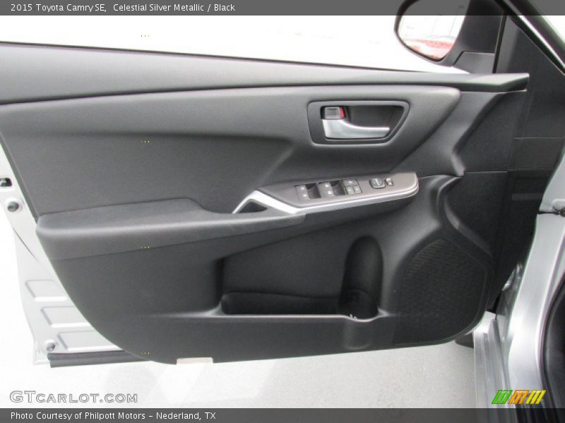 Celestial Silver Metallic / Black 2015 Toyota Camry SE