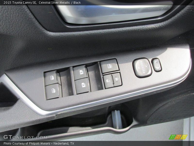 Celestial Silver Metallic / Black 2015 Toyota Camry SE