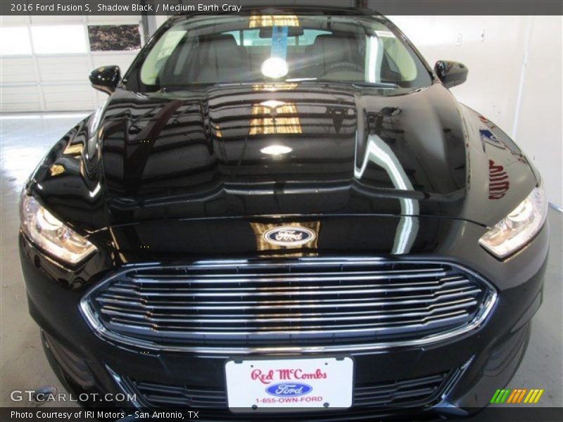 Shadow Black / Medium Earth Gray 2016 Ford Fusion S