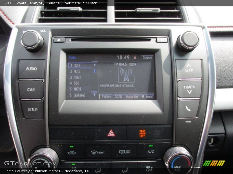 Celestial Silver Metallic / Black 2015 Toyota Camry SE