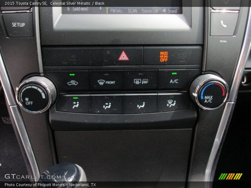Celestial Silver Metallic / Black 2015 Toyota Camry SE