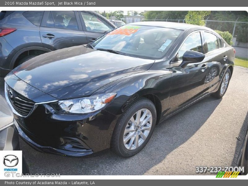 Jet Black Mica / Sand 2016 Mazda Mazda6 Sport