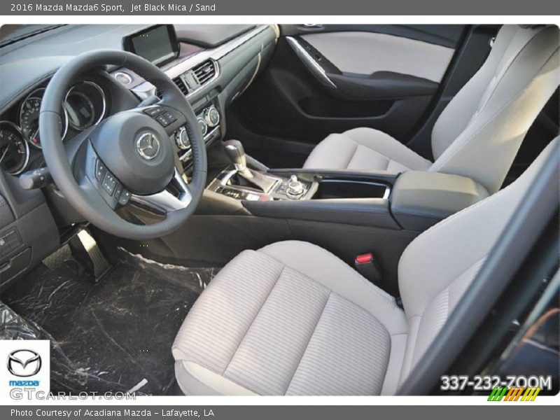 Jet Black Mica / Sand 2016 Mazda Mazda6 Sport