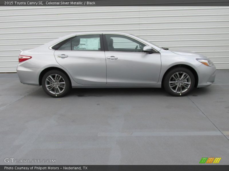 Celestial Silver Metallic / Black 2015 Toyota Camry SE