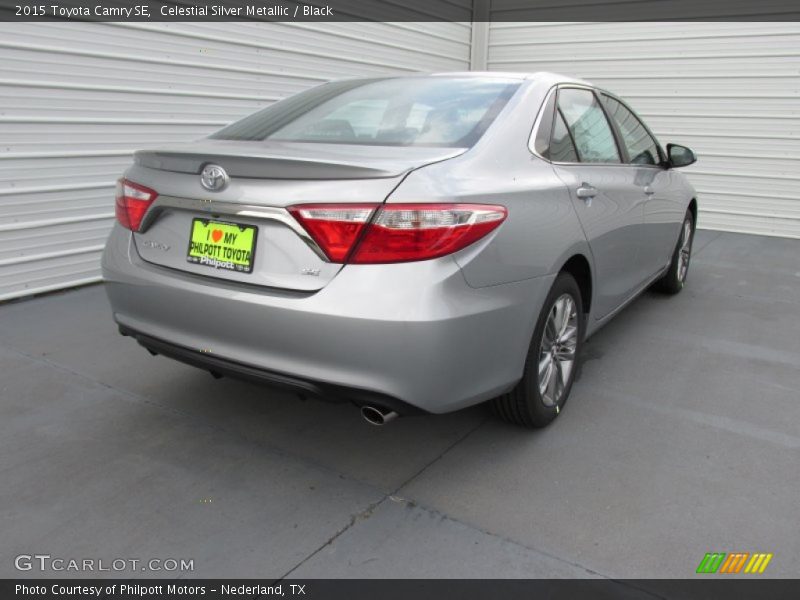 Celestial Silver Metallic / Black 2015 Toyota Camry SE