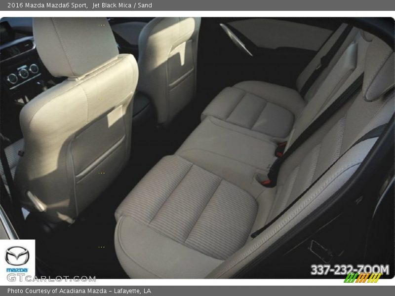 Jet Black Mica / Sand 2016 Mazda Mazda6 Sport