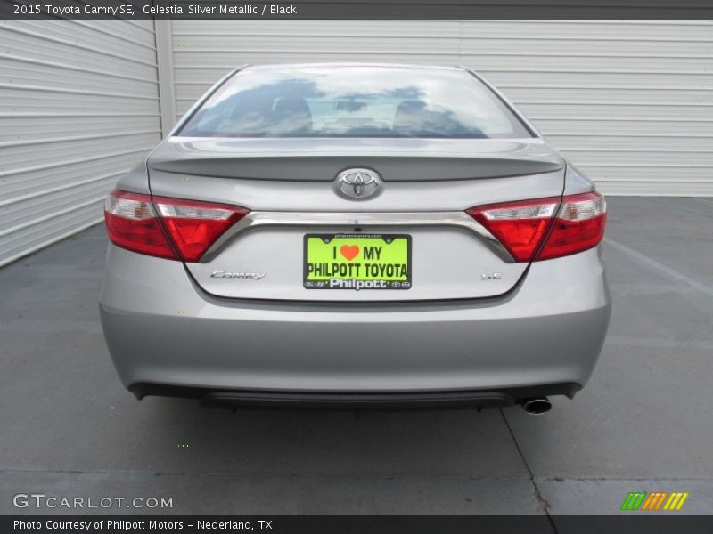 Celestial Silver Metallic / Black 2015 Toyota Camry SE