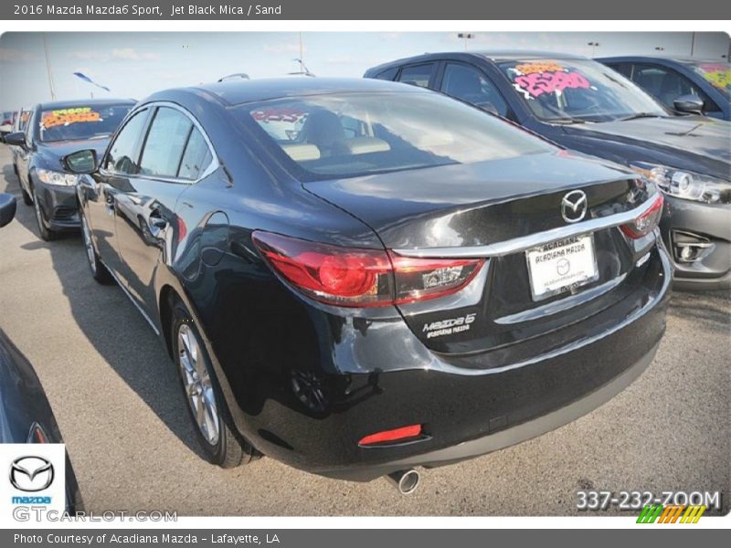 Jet Black Mica / Sand 2016 Mazda Mazda6 Sport