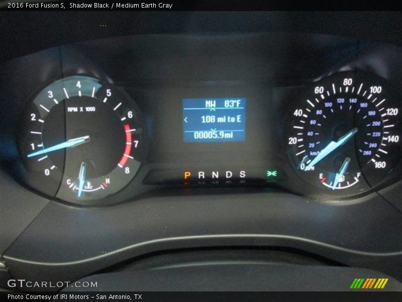 Shadow Black / Medium Earth Gray 2016 Ford Fusion S