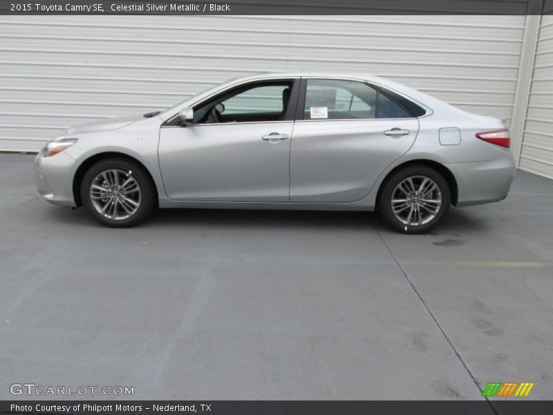 Celestial Silver Metallic / Black 2015 Toyota Camry SE