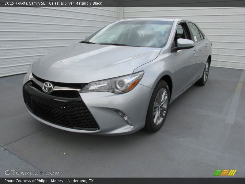 Celestial Silver Metallic / Black 2015 Toyota Camry SE
