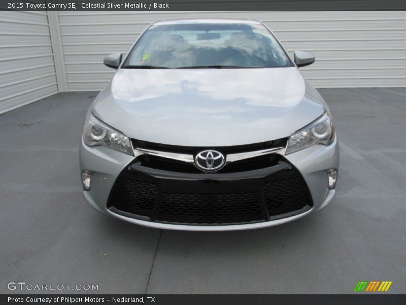 Celestial Silver Metallic / Black 2015 Toyota Camry SE