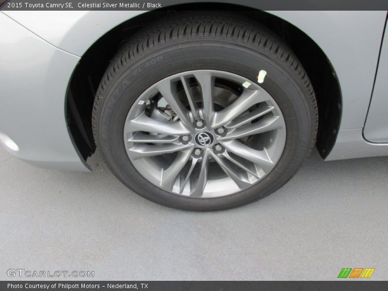 Celestial Silver Metallic / Black 2015 Toyota Camry SE