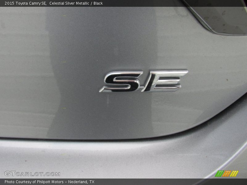 Celestial Silver Metallic / Black 2015 Toyota Camry SE