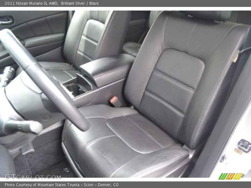 Brilliant Silver / Black 2011 Nissan Murano SL AWD