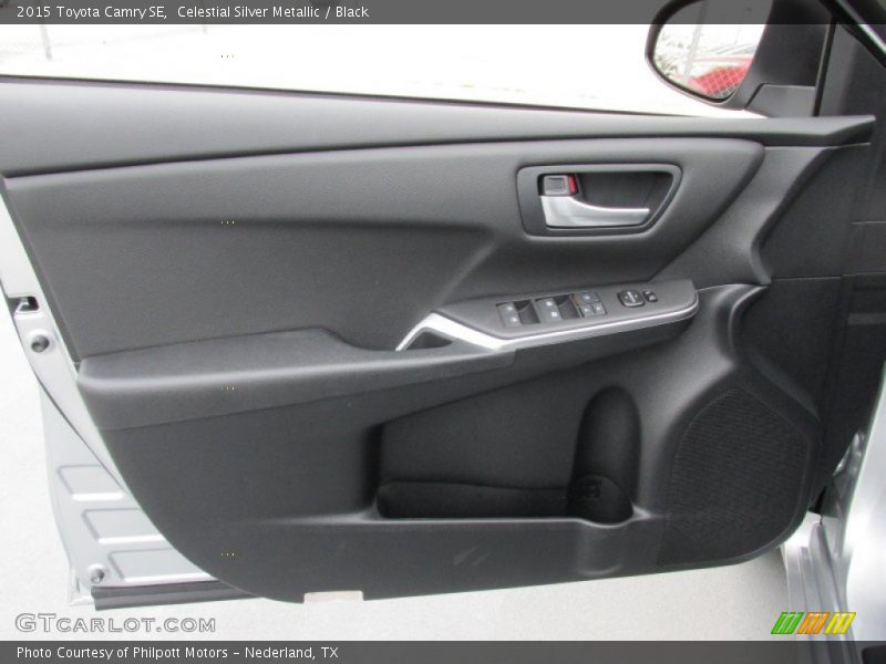 Celestial Silver Metallic / Black 2015 Toyota Camry SE