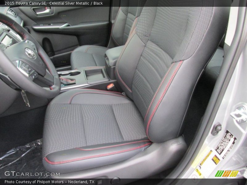 Celestial Silver Metallic / Black 2015 Toyota Camry SE