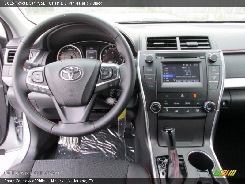 Celestial Silver Metallic / Black 2015 Toyota Camry SE