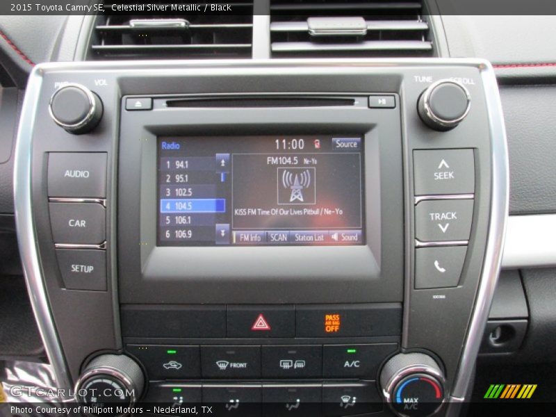 Celestial Silver Metallic / Black 2015 Toyota Camry SE