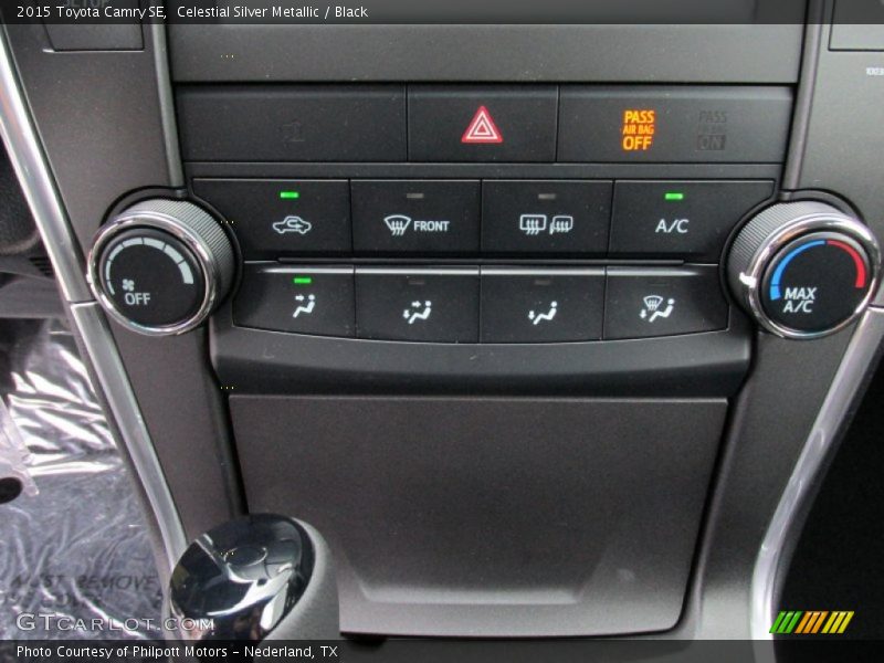 Celestial Silver Metallic / Black 2015 Toyota Camry SE