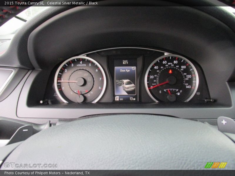 Celestial Silver Metallic / Black 2015 Toyota Camry SE