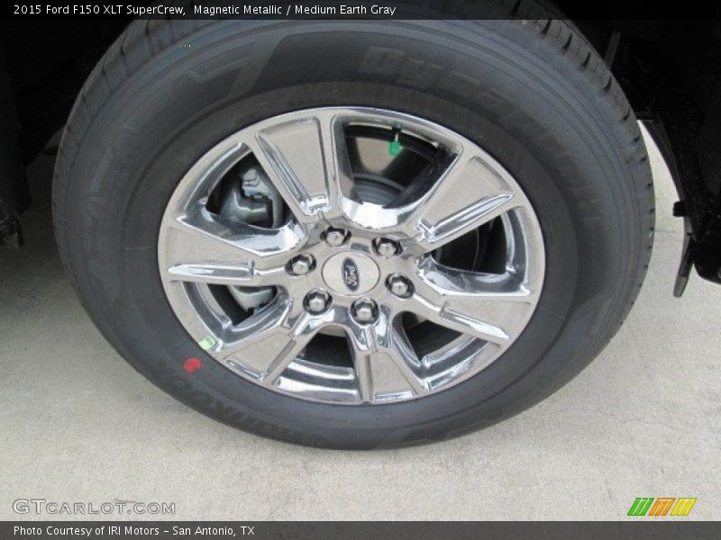 Magnetic Metallic / Medium Earth Gray 2015 Ford F150 XLT SuperCrew