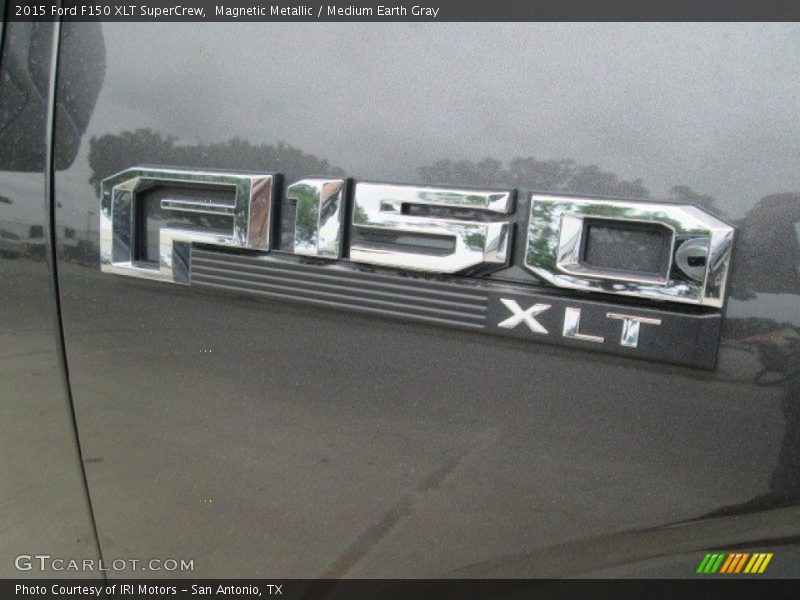 Magnetic Metallic / Medium Earth Gray 2015 Ford F150 XLT SuperCrew