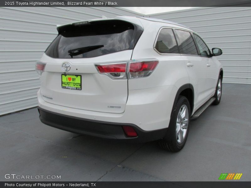Blizzard Pearl White / Black 2015 Toyota Highlander Limited