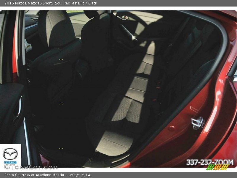 Soul Red Metallic / Black 2016 Mazda Mazda6 Sport