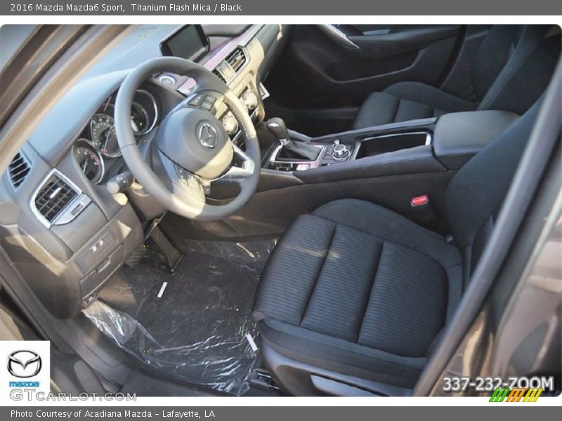 Titanium Flash Mica / Black 2016 Mazda Mazda6 Sport