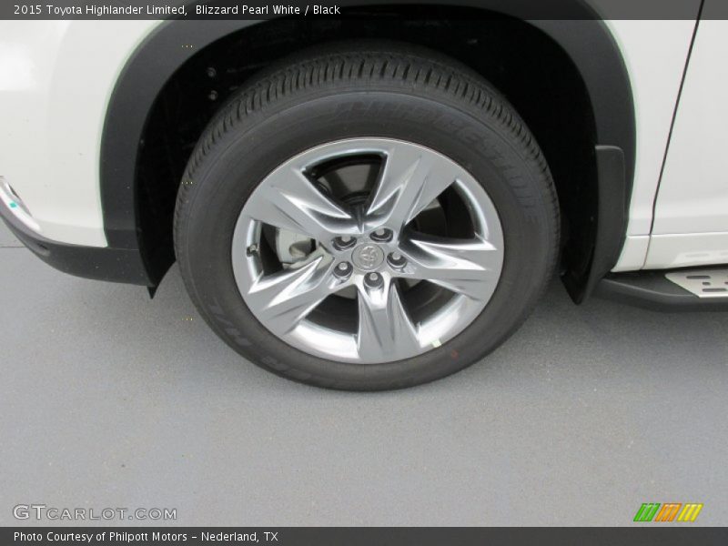 Blizzard Pearl White / Black 2015 Toyota Highlander Limited