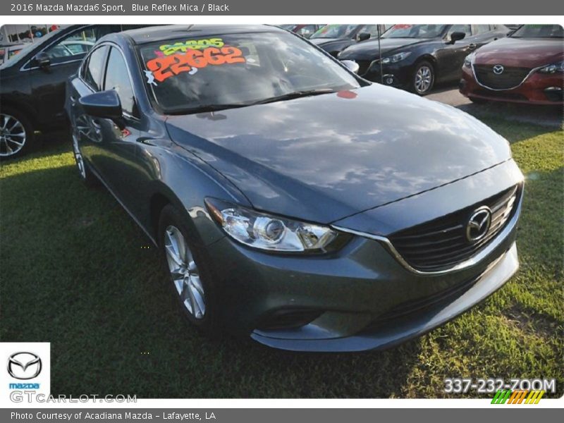 Blue Reflex Mica / Black 2016 Mazda Mazda6 Sport