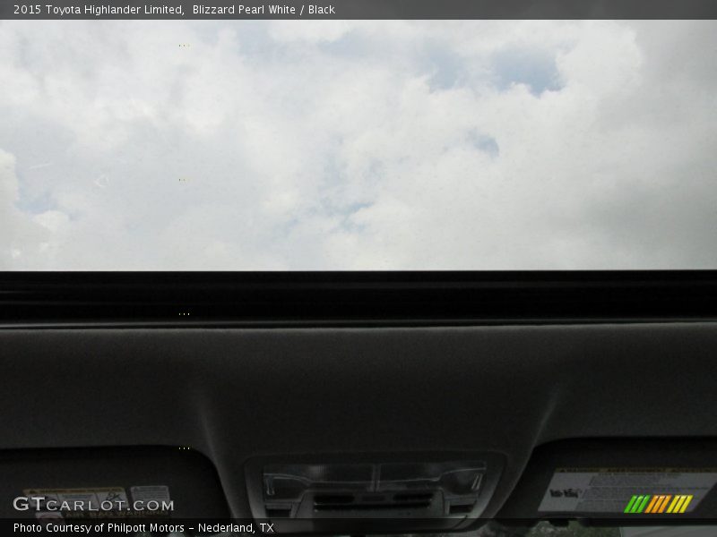 Blizzard Pearl White / Black 2015 Toyota Highlander Limited